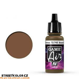 Vallejo Game Air 72.743 šedohnědá akrylová airbrush barva 17 ml (Vallejo Game Air)