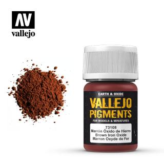 Vallejo pigment - BROWN IRON OXIDE 73108 (Vallejo BROWN IRON OXIDE 73108)
