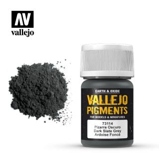 Vallejo pigment - DARK SLATE GREY 73114, 35ml (VALLEJO PIGMENTS DARK SLATE GREY 73.114)