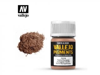 Vallejo pigment - European Earth 73119, 35ml (VALLEJO PIGMENTS European Earth 73.119)