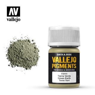 Vallejo pigment - GREEN EARTH 73111, 35ml (VALLEJO PIGMENTS GREEN EARTH 73.111)