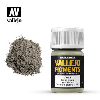 Vallejo pigment - LIGHT SIENNA 73104 (Vallejo DARK LIGHT SIENNA 73104)