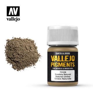 Vallejo pigment - NATURAL UMBER 73109, 35ml (VALLEJO PIGMENTS NATURAL UMBER 73.109)