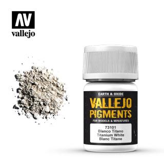 Vallejo pigment - Titanium White 73101 (Vallejo Titanium White 73101)