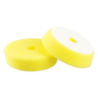 Velcro hladký extra tvrdý brusný kotouč na suchý zip, Žlutý, 80/90x25mm (StreetKolor FLEX80 EXTRA HARD YELLOW - Velcro - suchý zip, žlutý tvrdý brusný pad 80/90mm)