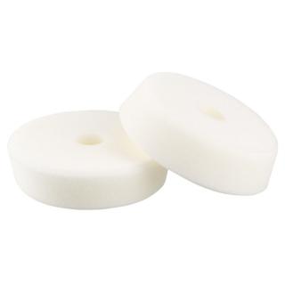 Velcro hladký finální voskovací kotouč na suchý zip, Bílý, 80/90x25mm (StreetKolor FLEX80 POLISH WHITE - Velcro - suchý zip, bílý středně tvrdý brusný pad 80/90mm)