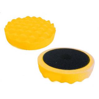 Velcro profilovaný leštící kotouč na suchý zip, tvrdý, Žlutý, 150mm (Velcro)