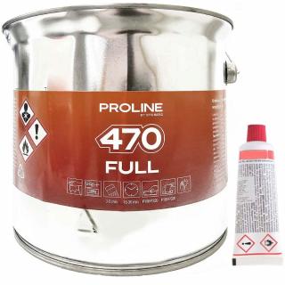 Vyplňovací jemný tmel PROLINE 470 FULL, hmotnost: 4,5kg (PROLINE FULL 470 FILLING PUTTY, 4500g)