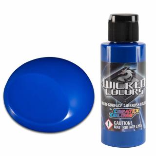 WICKED W007 BLUE, modrá airbush barva, 60ml (WICKED BLUE W007 airbrush barva)