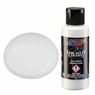 Wicked W030 bílá krycí airbrush barva, 60ml (Wicked OPAQUE WHITE W030 2 fl. oz. 60ml)