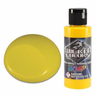 Wicked W052 žlutá Detail airbrush barva 60 ml (Wicked DETAIL YELLOW W052 airbrush barva)