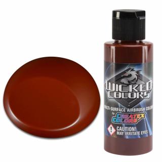 Wicked W074 hnedá Detail airbrush barva 60 ml (Wicked DETAIL BURNT SIENNA W074 airbrush barva)