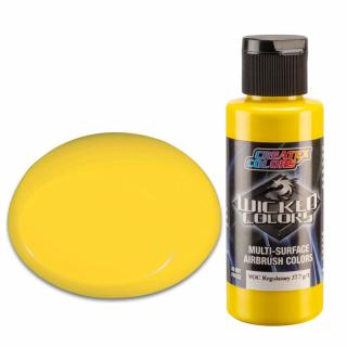 Wicked W080 žlutá krycí airbrush barva 60ml (Wicked W080 HANSA YELLOW Airbrush barva)