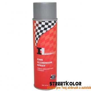 ZINKOVÝ ANTIKORÓZNÍ SPREJ S HLINÍKEM, odstín: RAL7040 - šedý, objem: 500ml (I1 ZINK ALUMINIUM PAINT)