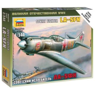 Zvezda Wargames (WWII) Lavočkin La-5 Model Set letadla 1:144, 13 dílů (***SKLADOM***POPIS PRIPRAVUJEME***)