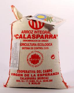 Calasparra celozrnná rýže BIO (textil), 1kg (obal textil)