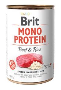 Brit Dog konz Mono Protein Beef &amp; Brown Rice 400g