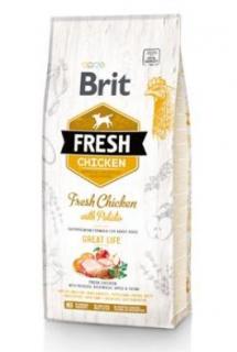 Brit Fresh Dog Chicken &amp; Potato Adult Great Life 12kg