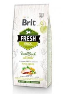 Brit Fresh Dog Duck &amp; Millet Active Run &amp; Work 2x12kg