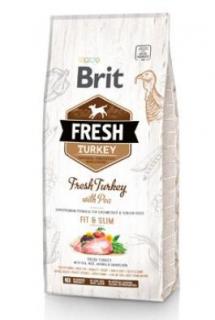 Brit Fresh Dog Turkey &amp; Pea Light Fit &amp; Slim 12kg