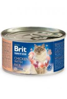 Brit Premium Cat by Nature konz Chicken&amp;Rice 200g