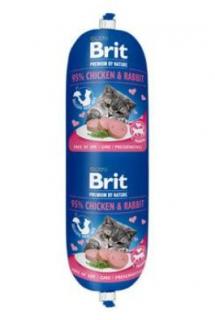 Brit Premium Cat by Nature Sausage Chicken&amp;Rabbit 180g