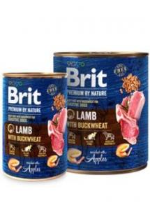 Brit Premium Dog by Nature  konz Lamb &amp; Buckwheat 800g