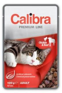 Calibra Cat  kapsa Premium Adult Chicken &amp; Beef 100g