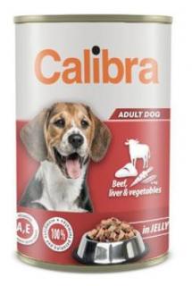 Calibra Dog  konz.Beef,liver&amp;veget. in jelly 1240g