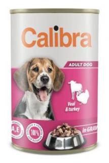 Calibra Dog  konz.Veal&amp;turkey in gravy 1240g