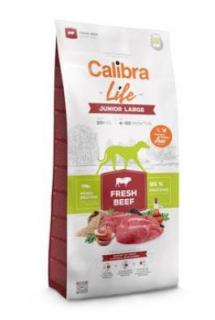 Calibra Dog Life Junior Large Fresh Beef 12kg (akce: Velké + malé balení (Platnost do 31.5.2025))