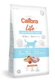Calibra Dog Life Junior Medium Breed Chicken 2x12kg