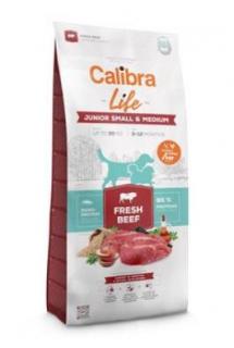 Calibra Dog Life Junior Small&amp;Medium Fresh Beef 12kg (akce: Velké + malé balení (Platnost do 31.5.2025))