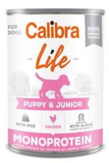 Calibra Dog Life  konz.Puppy&amp;Junior Chicken&amp;rice 400g