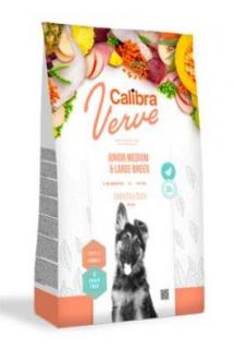 Calibra Dog Verve GF Junior M&amp;L Chicken&amp;Duck 12kg (akce: Velké + malé balení (Platnost do 31.5.2025))