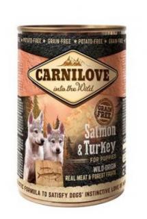 Carnilove Wild konz Meat Salmon &amp; Turkey Puppies 400g