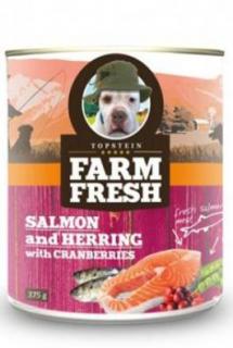 Farm Fresh Dog Salmon&amp;Herring+Cranberries konzer 750g