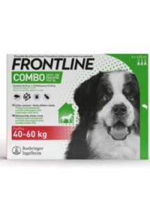 FRONTLINE COMBO spot-on pro psy XL (40-60kg)-3x4,02ml (1+1 Exp.30.04.2025 (do vyprodání))