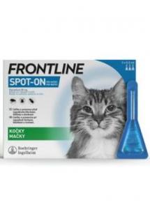 FRONTLINE SPOT ON pro kočky - 3x0,5ml (Leták 4/25: 9+1 (Platnost do 30.6.2025))