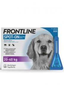 FRONTLINE SPOT ON pro psy L (20-40kg) - 3x2,68ml (Leták 4/25: 9+1 (Platnost do 30.6.2025))