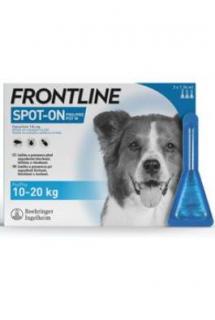 FRONTLINE SPOT ON pro psy M (10-20kg) - 3x1,34ml (Leták 4/25: 9+1 (Platnost do 30.6.2025))