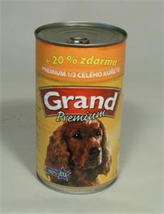GRAND konz. pes Extra s 1/2 kuřete 1300g