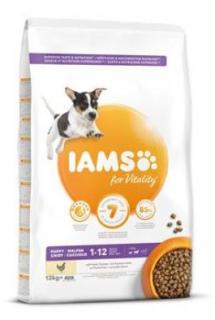 Iams Dog Puppy Small&amp;Medium Chicken 12kg