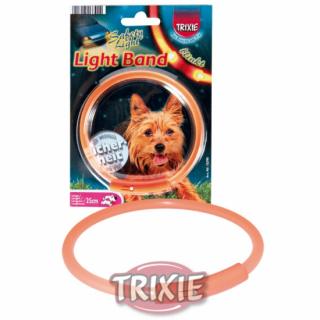 Light Band oranžový blikací obojek 32cm (S)