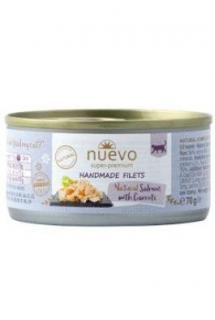 Nuevo kočka Handmade Losos s mrkví konz. 70g