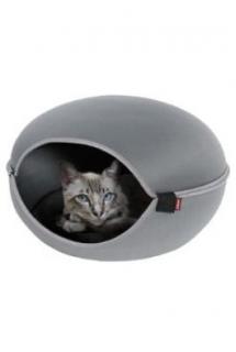 Pelech/domek pro kočky LOUNA šedá Zolux (ZOLUX VÝPRODEJ: sleva 17.4% (běžně 9%) (Platnost do 31.12.2025))