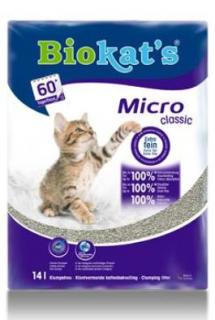 Podestýlka Biokat's MICRO CLASSIC 14l (sleva 15% (do vyprodání))