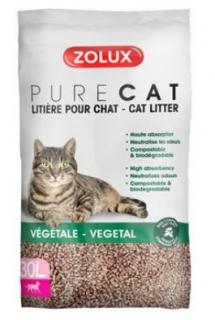 Podestýlka PURECAT natural absorb. rostlinná 30l Zolux