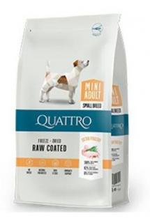 QUATTRO Dog Superpremium Mini Adult Drůbež 7kg (Akce (do vyprodání))