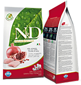 Vzorek krmiva N&amp;D Grain Free DOG Adult Chicken&amp;Pomegranat 100g